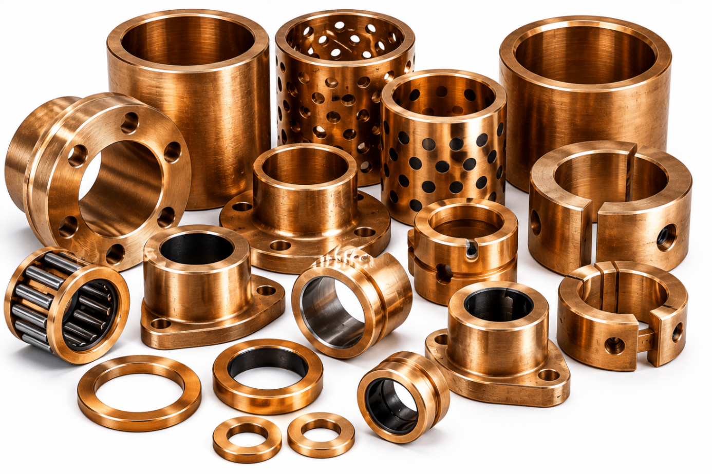 Buchas e peças de bronze